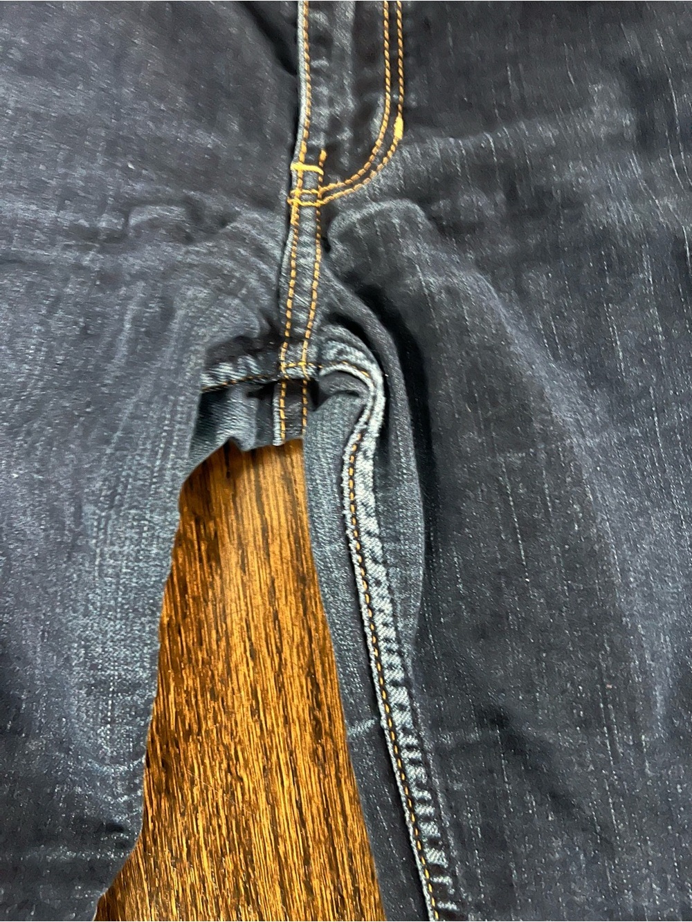 Hollister Dark Indigo Straight Leg Jeans - Picture 6 of 7